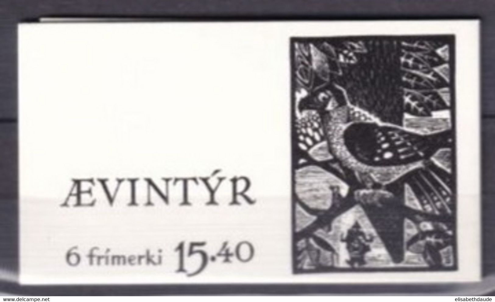 FEROE - 1984 - CARNET YVERT N° C100 ** MNH - COTE = 50 EUR. - CONTES DE FEES - Färöer Inseln