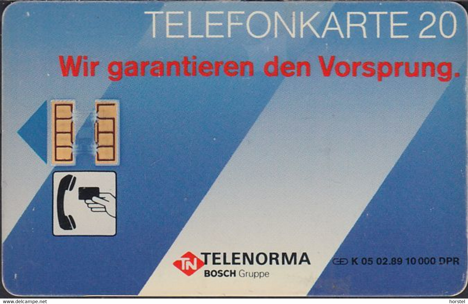 GERMANY K05/89 Telenorma - Die Erste - K-Series : Série Clients