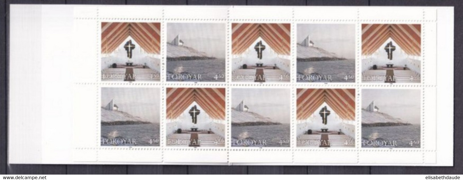 FEROE - 1998 - CARNET YVERT N° C342 ** MNH - COTE = 18 EUR. - NOEL - Färöer Inseln