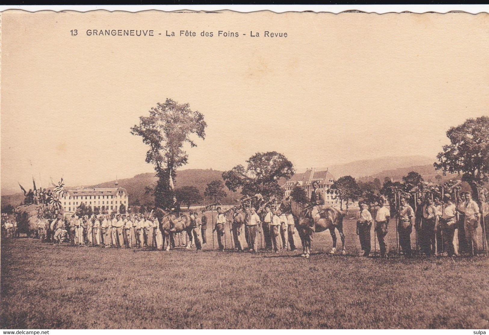 Posieux, Grangeneuve. Ecole D'agriculture. La Fête Des Foins - La Revue - Posieux