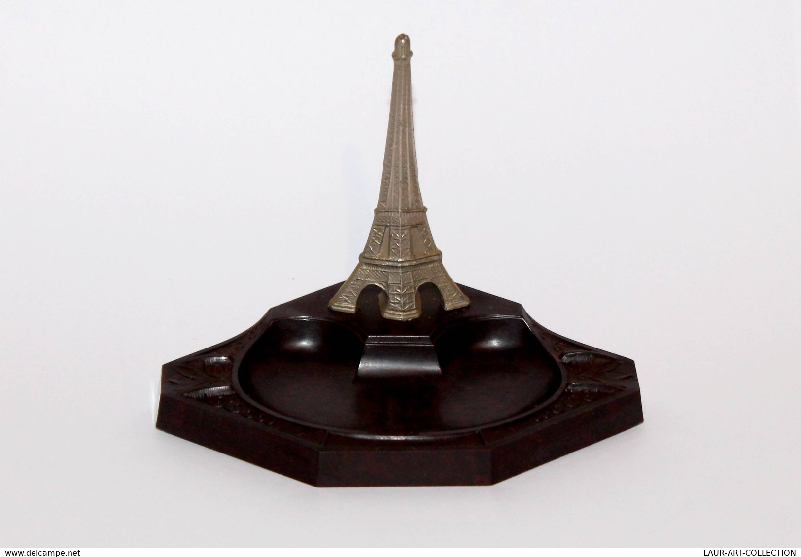 CENDRIER ORFEAR - BAKELITE & REGULE - PARIS TOUR EIFFEL  ART DECO MADE IN FRANCE       (0507.1) - Sonstige & Ohne Zuordnung