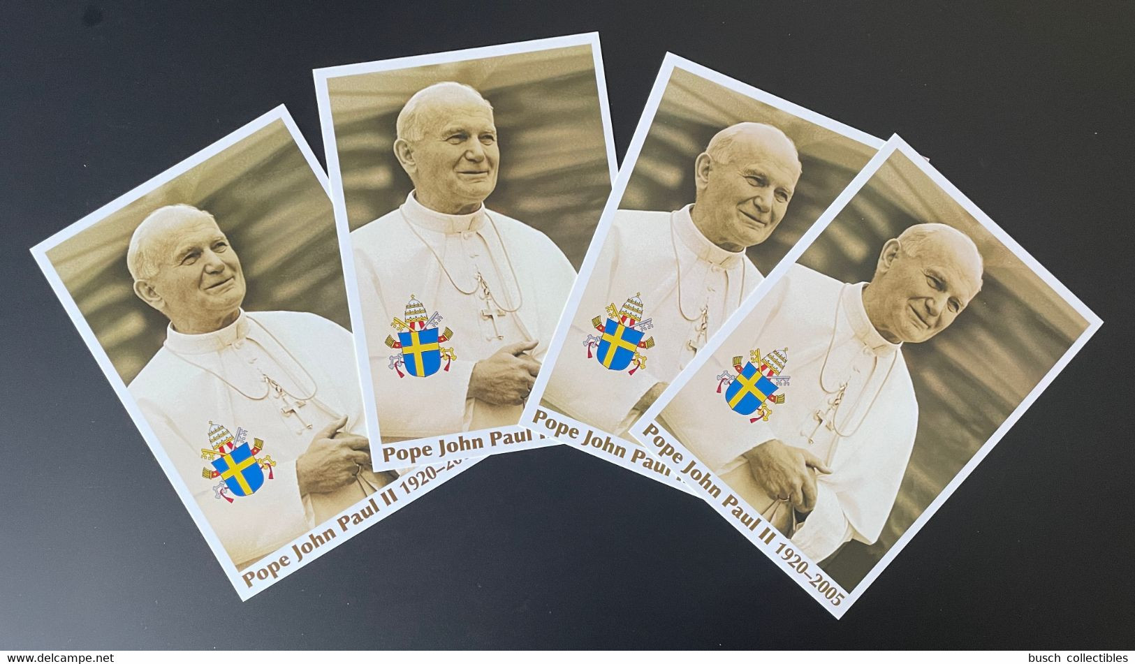 Sierra Leone 2020 Mi. ? Stationery Entier Ganzsache Pape Pope Papst John Jean Johannes Paul II Pastoral Visits - Sierra Leone (1961-...)