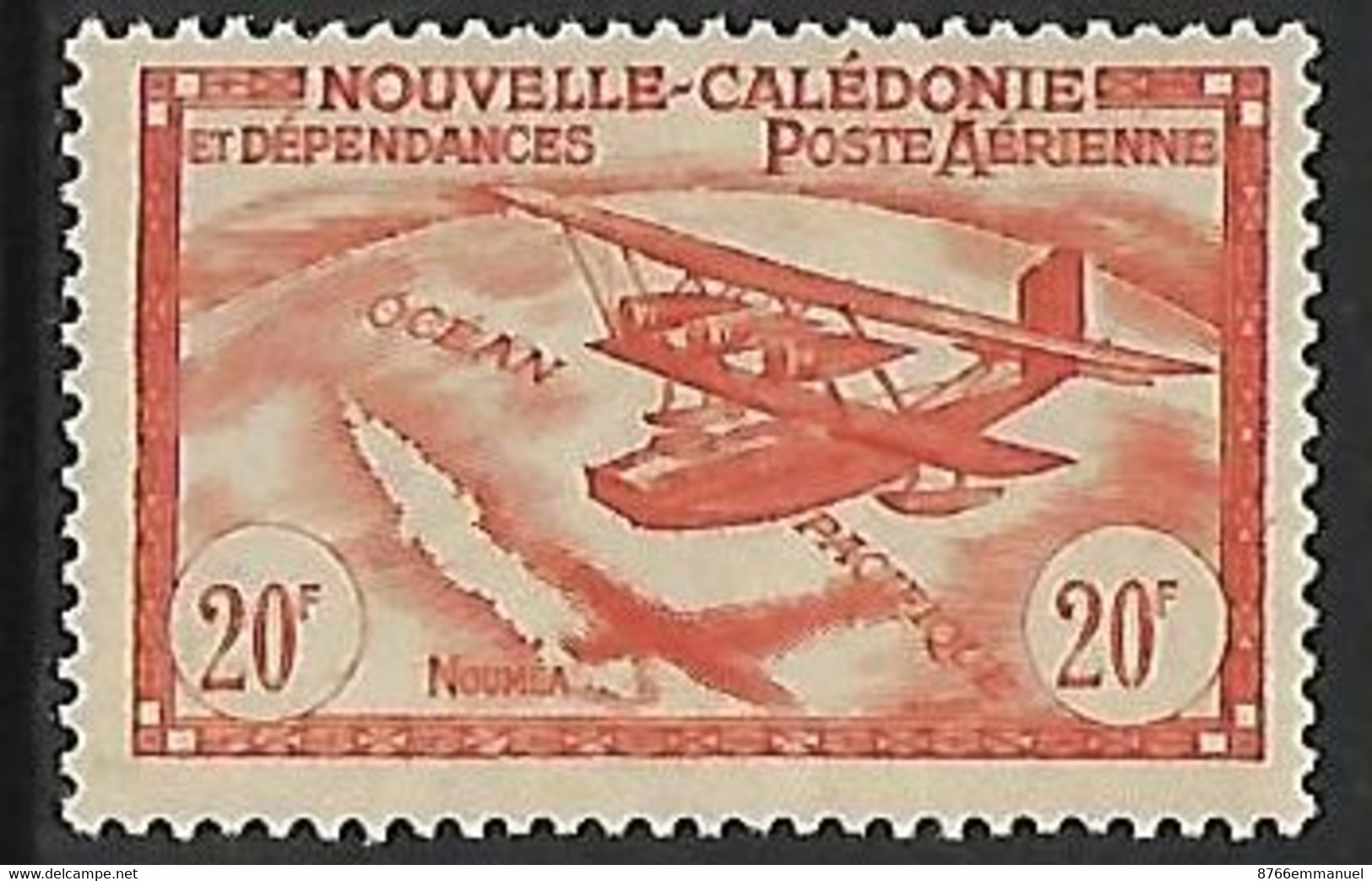 NOUVELLE-CALEDONIE AERIEN N°44 N** - Ongebruikt