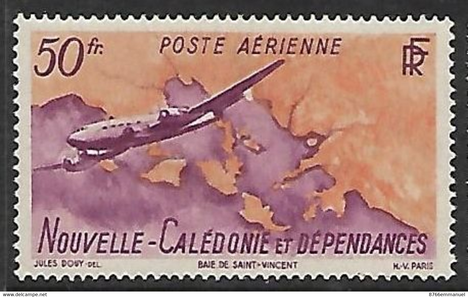 NOUVELLE-CALEDONIE AERIEN N°61 N* - Unused Stamps