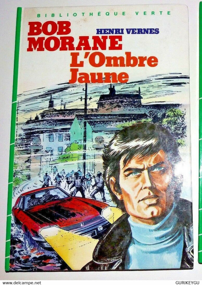Livre BOB MORANE L'OMBRE JAUNE  Bibliotheque Verte TTBE - Bob Morane