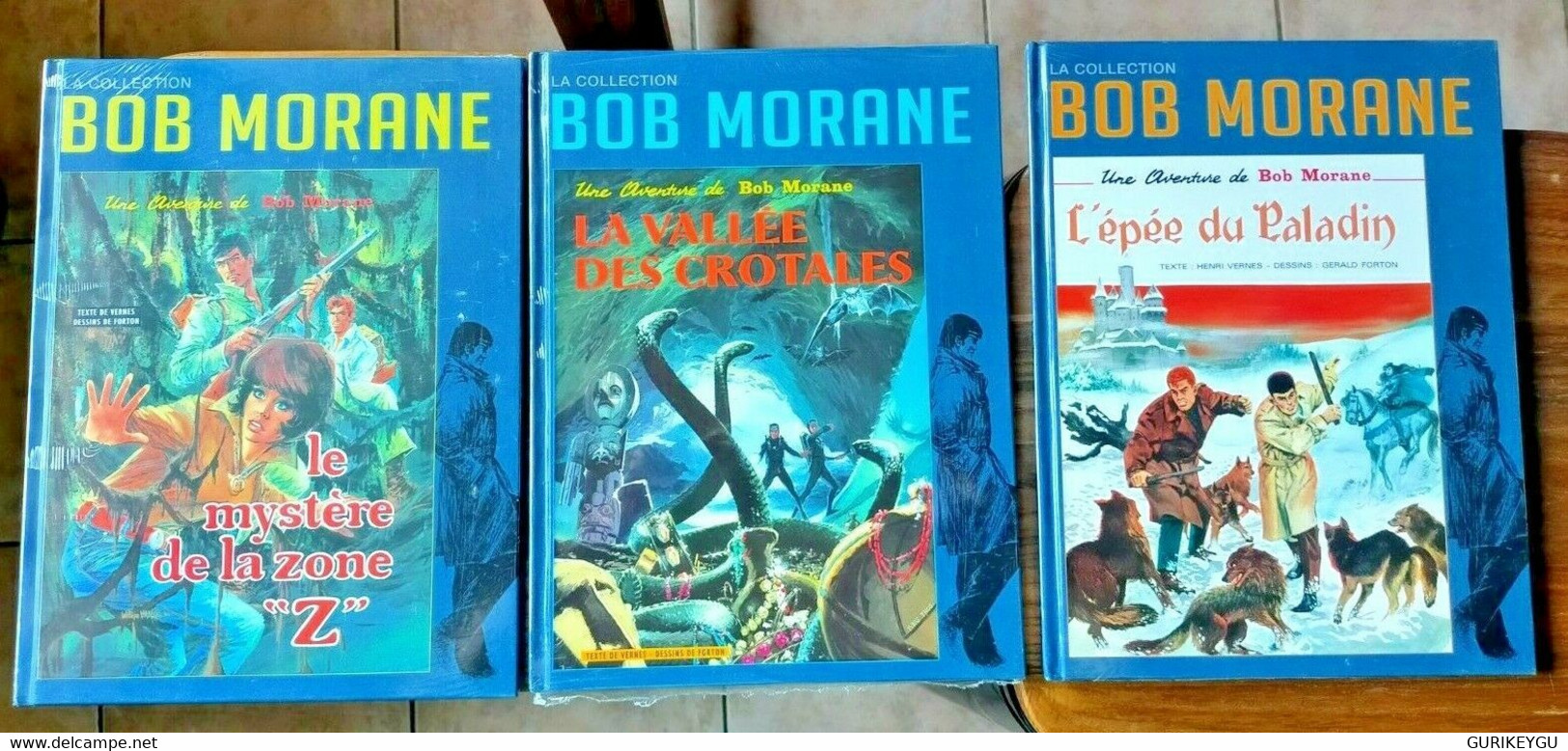 La Collection BOB MORANE 3 N° L'épée Du Paladin La Vallée Des Crotales FORTON 1.2 - Bob Morane