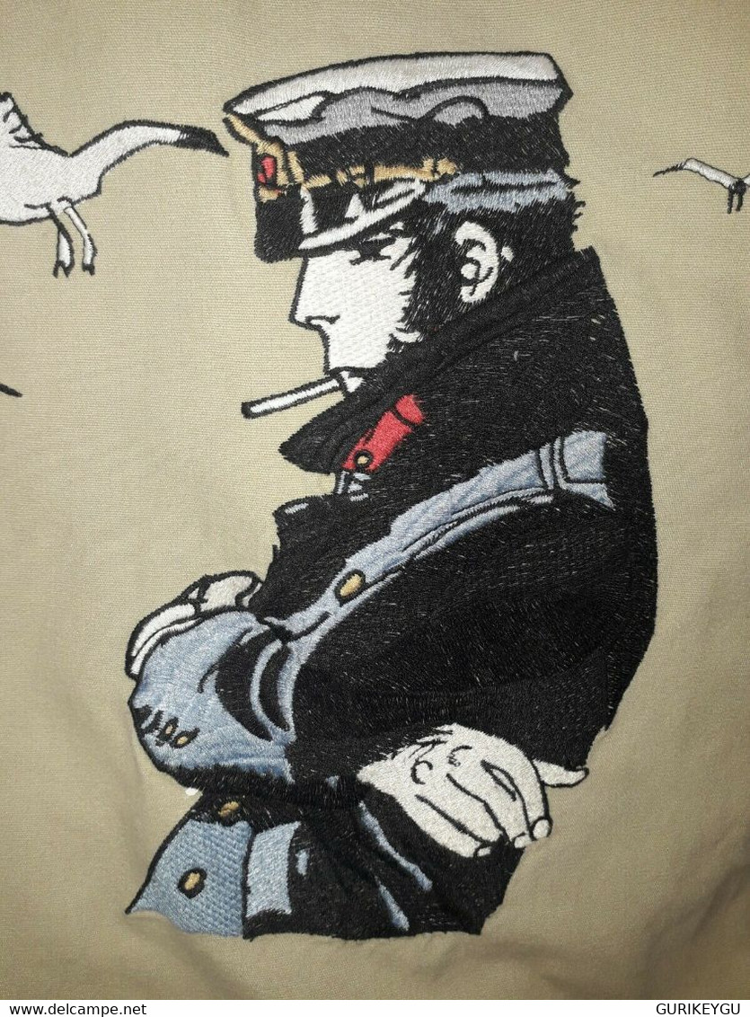 Blouson Veste Manteau CORTO MALTESE Réversible Bleu Beige Pressions Fermeture M Veste Réversible - Corto Maltese