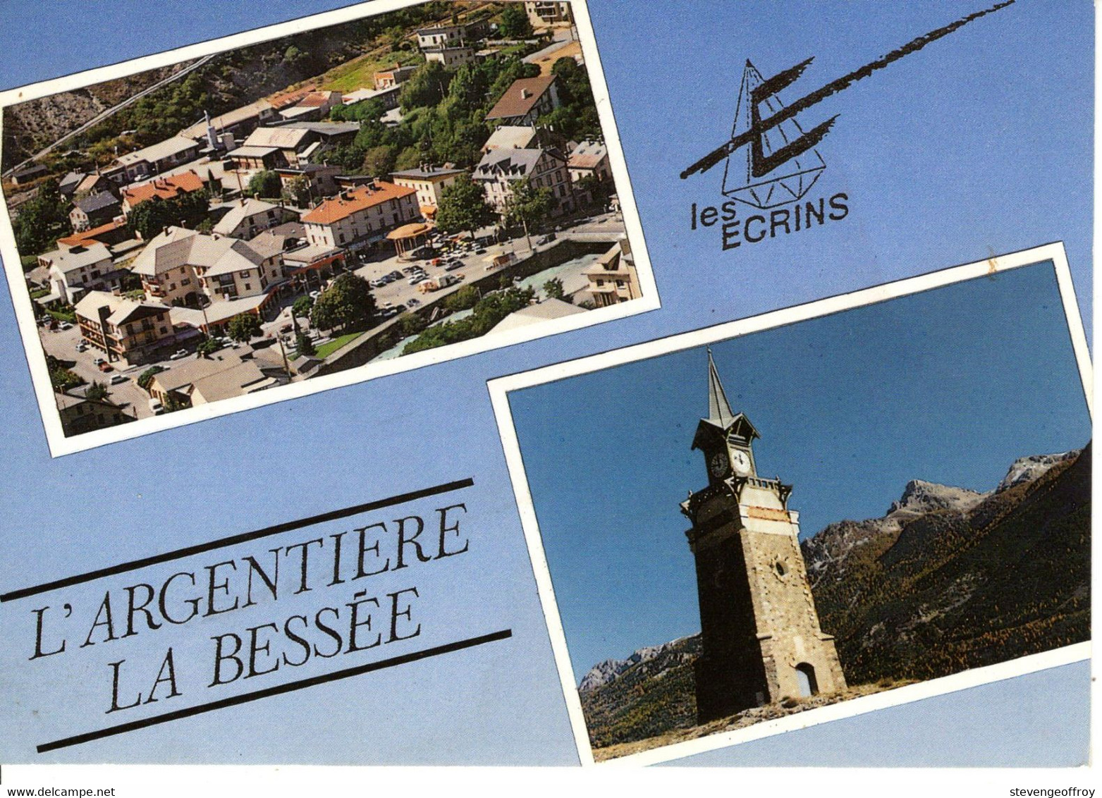 05 Hautes Alpes L Argentiere La Besse Multi Vue Centre Ville Horloge Batiment Edifice - L'Argentiere La Besse