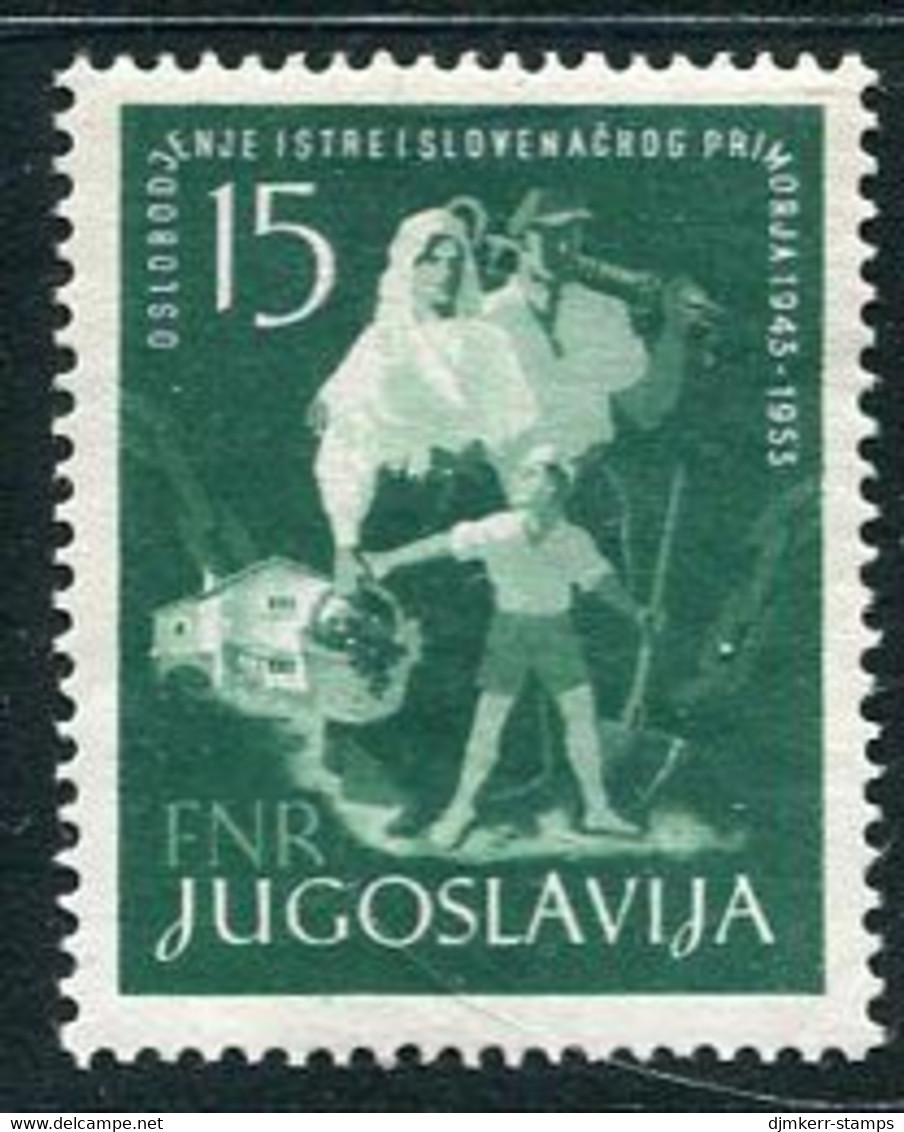YUGOSLAVIA 1953 Liberation Of Istria   MNH / **.  Michel 733 - Nuovi