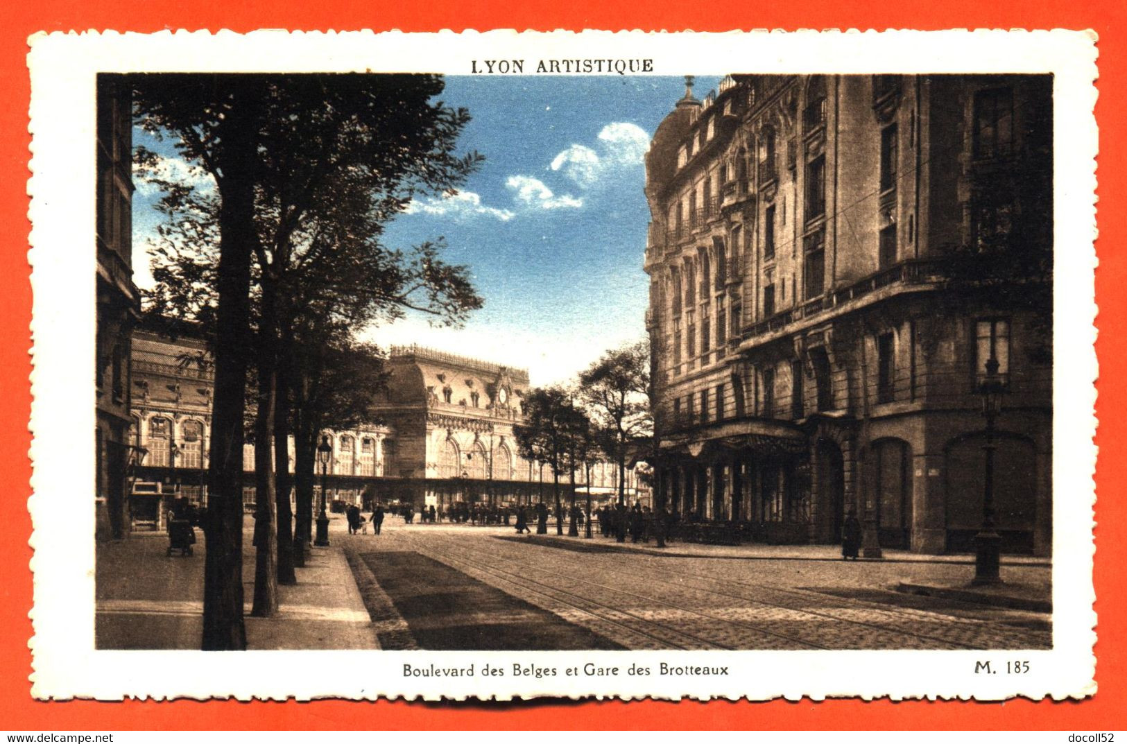 CPA 69 Lyon  " Boulevard Des Belges Et Gare Des Brotteaux " - Lyon 7