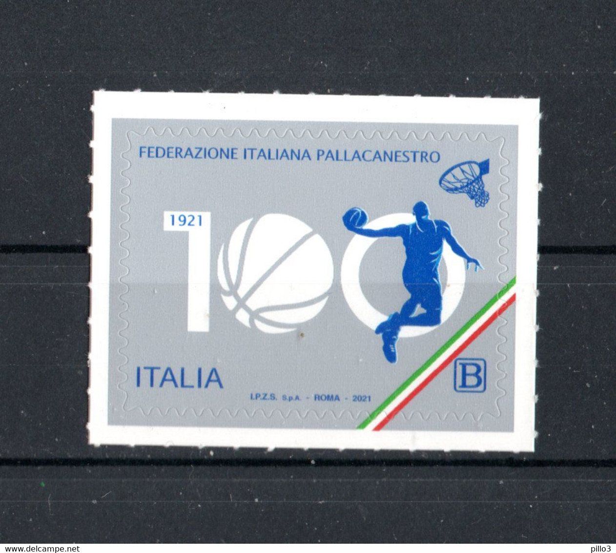 ITALIA    Federazione Italiana PALLACANESTRO - 1 Val. MNH**  Del  2.11.2021 - 2021-...: Mint/hinged