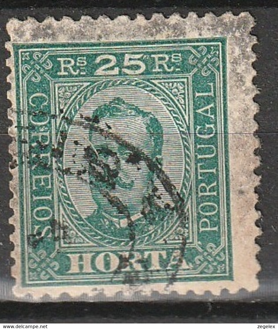 Horta (Azoren) 1892-1893 25R. Mi. 5yD (dent. 11,5) Used - Horta