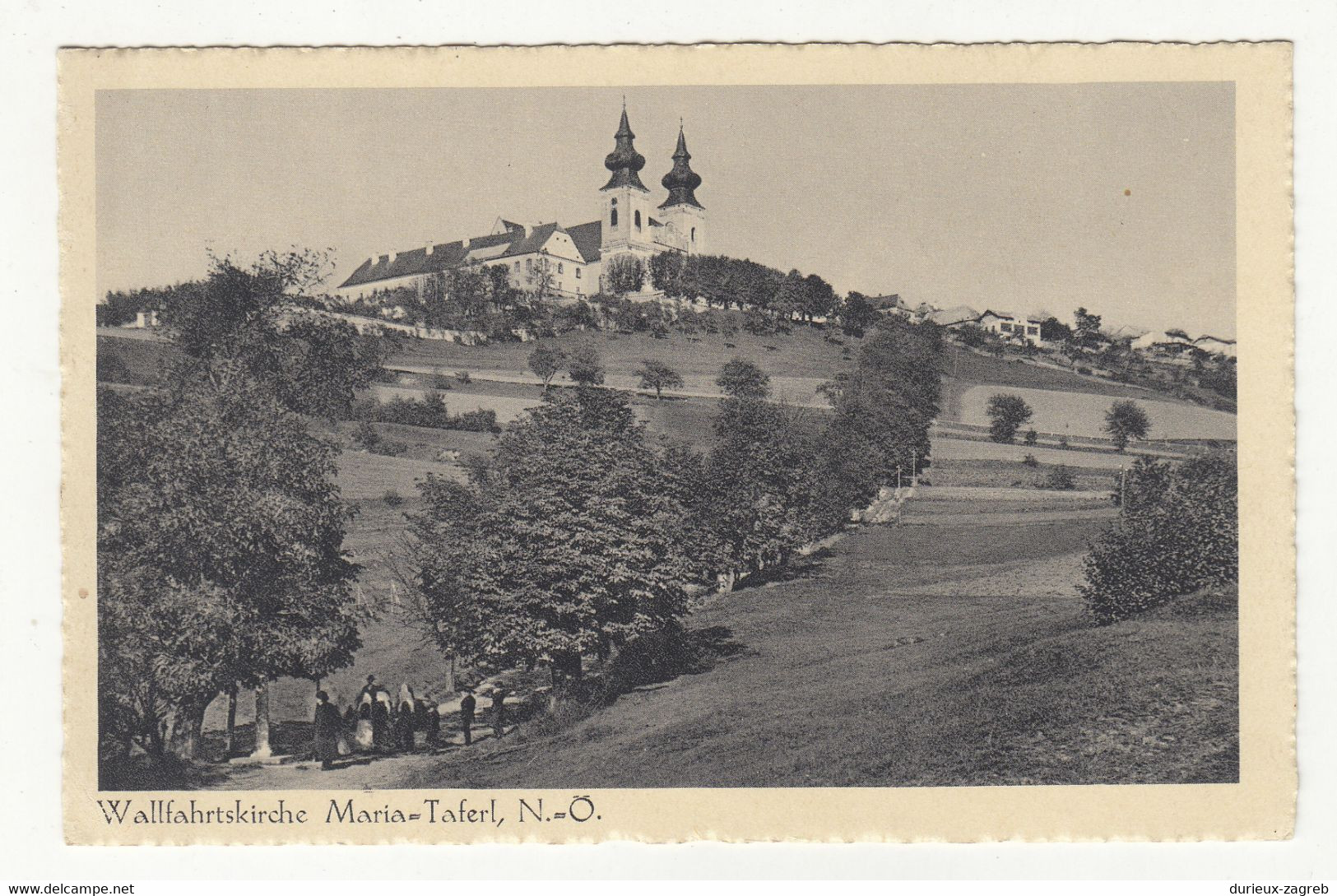 Wallfahrtskirche Maria-Taferl Old Postcard Posted 1942 B211110 - Maria Taferl