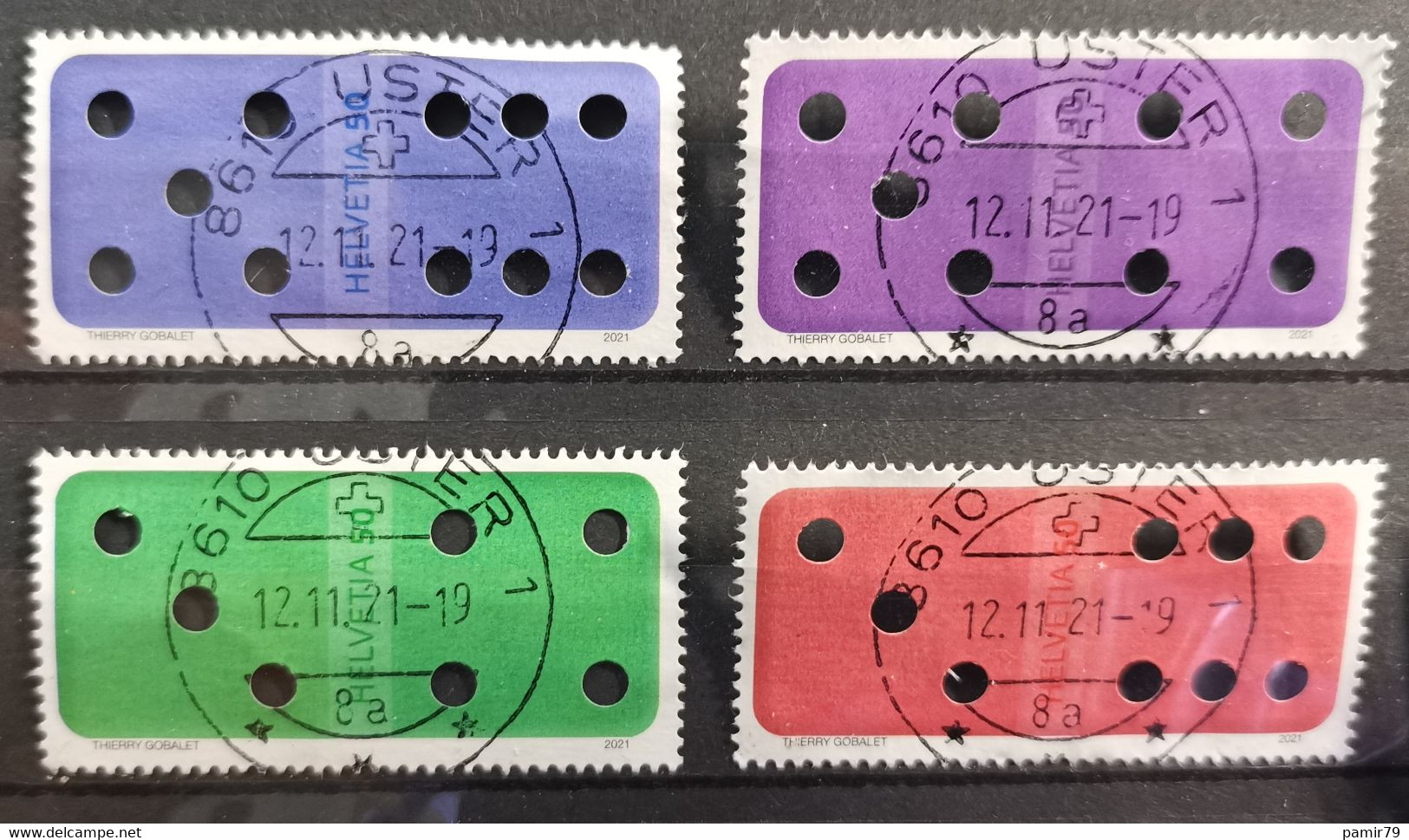 2021 Domino Vollstempel 8610 Uster - Usados