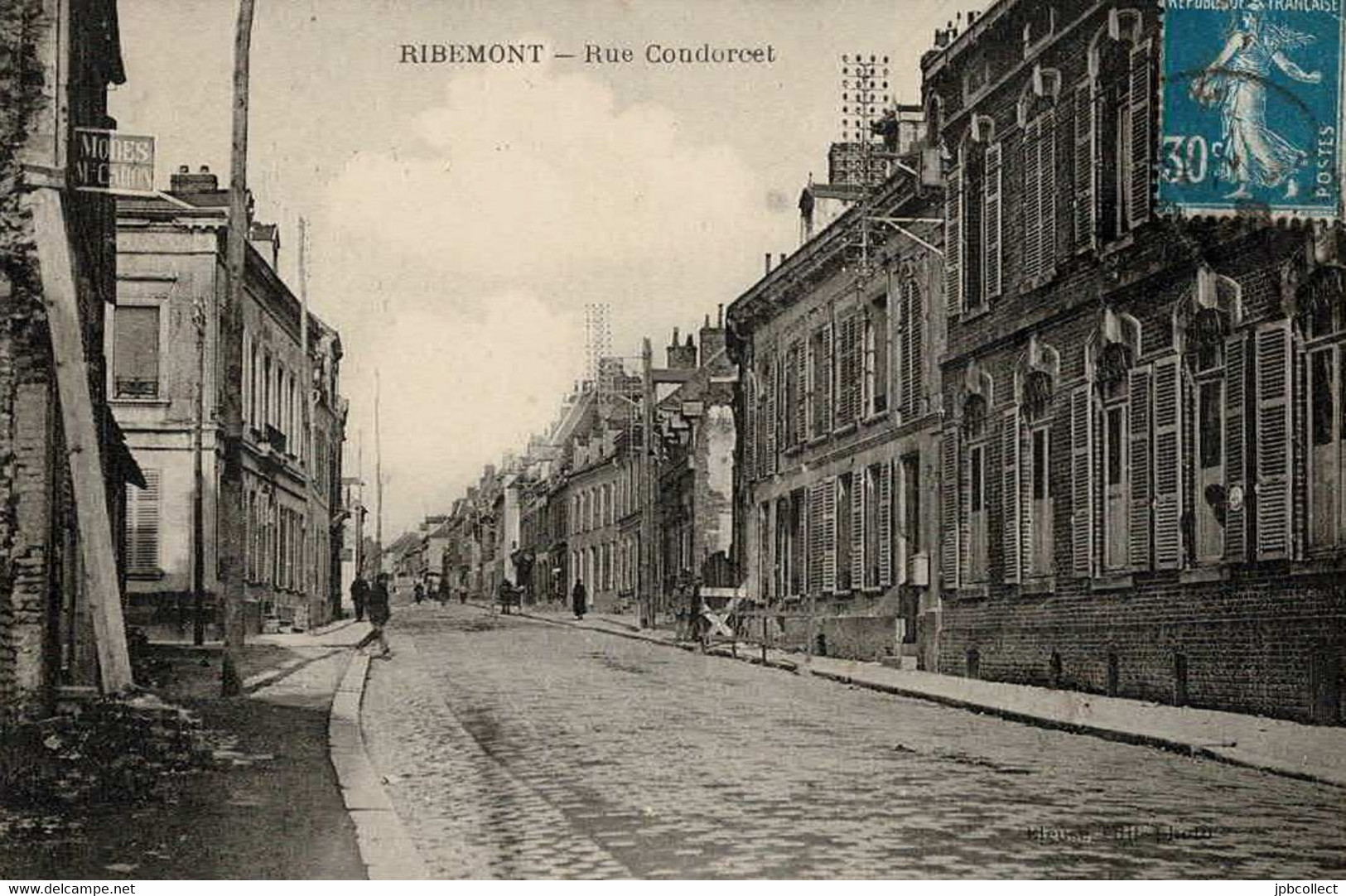 Ribemont (02) - Rue Condorcet - Autres & Non Classés