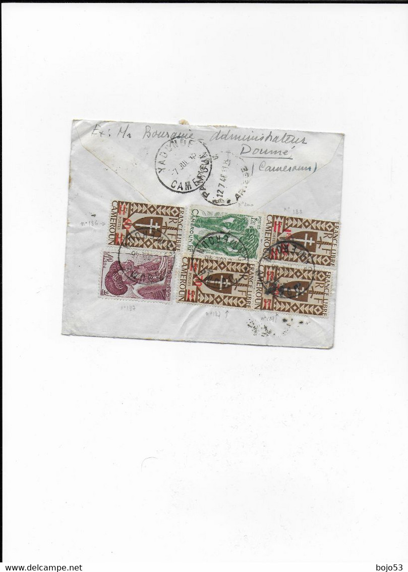 CAMEROUN  DOUME    Cachet Postal De 1946 - Camerún (1960-...)
