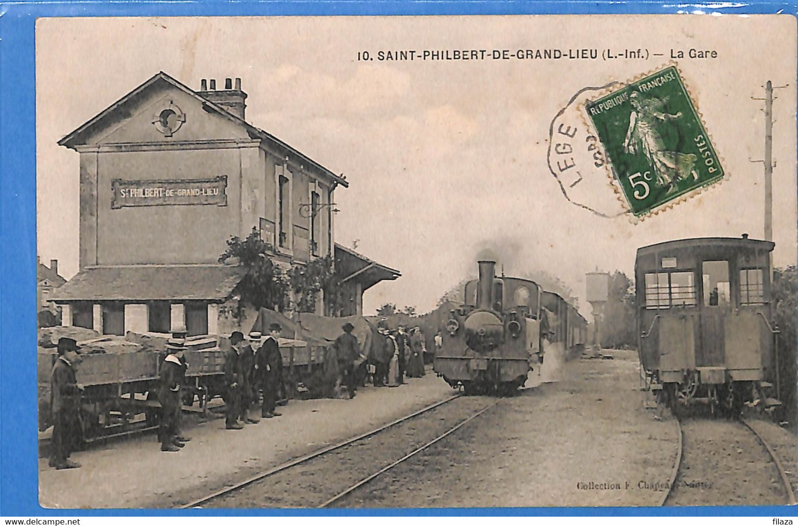 44 -  Loire Atlantique   - Saint Philbert De Grand Lieu - La Gare - Train   (N6709) - Saint-Philbert-de-Grand-Lieu