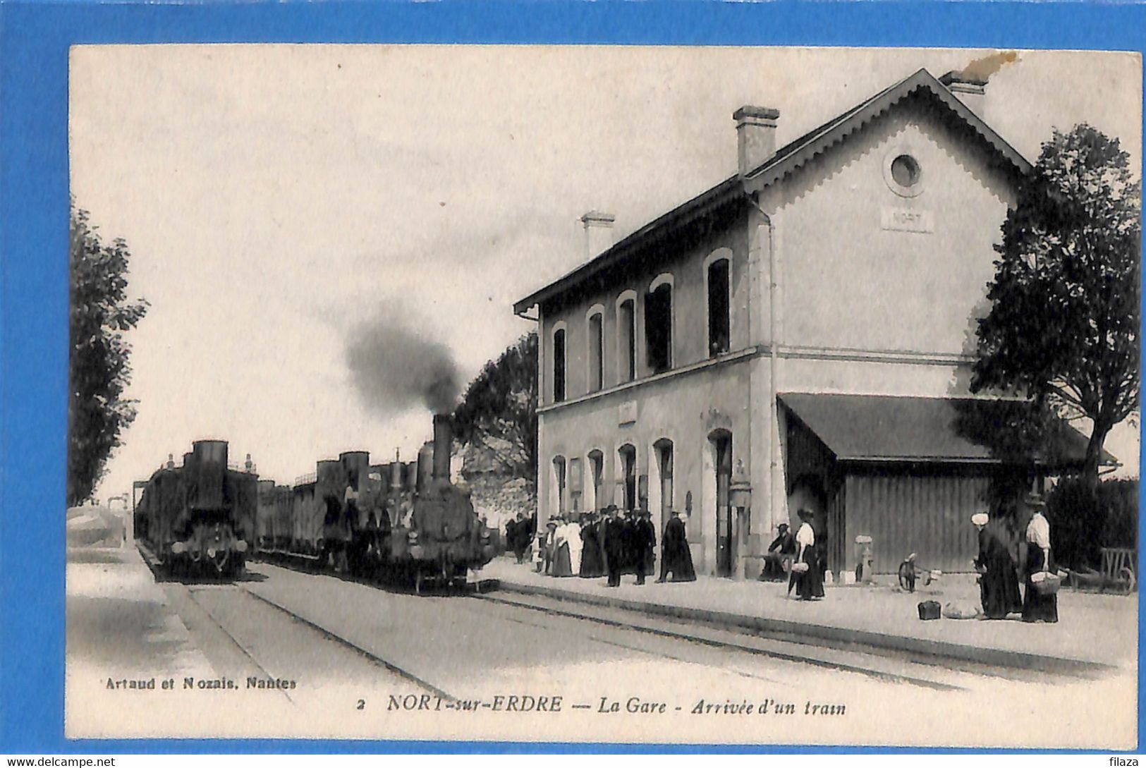 44 -  Loire Atlantique -  Nort Sur Erdre - La Gare - Arrivee D'un Train   (N6718) - Nort Sur Erdre