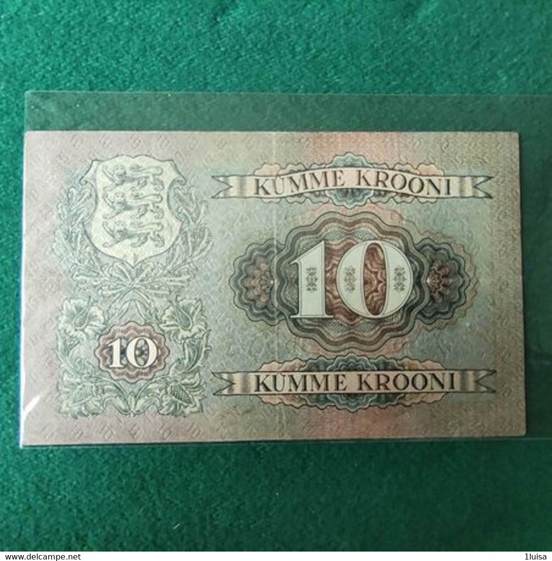 ESTONIA 10 KROONI 1937 - Estland