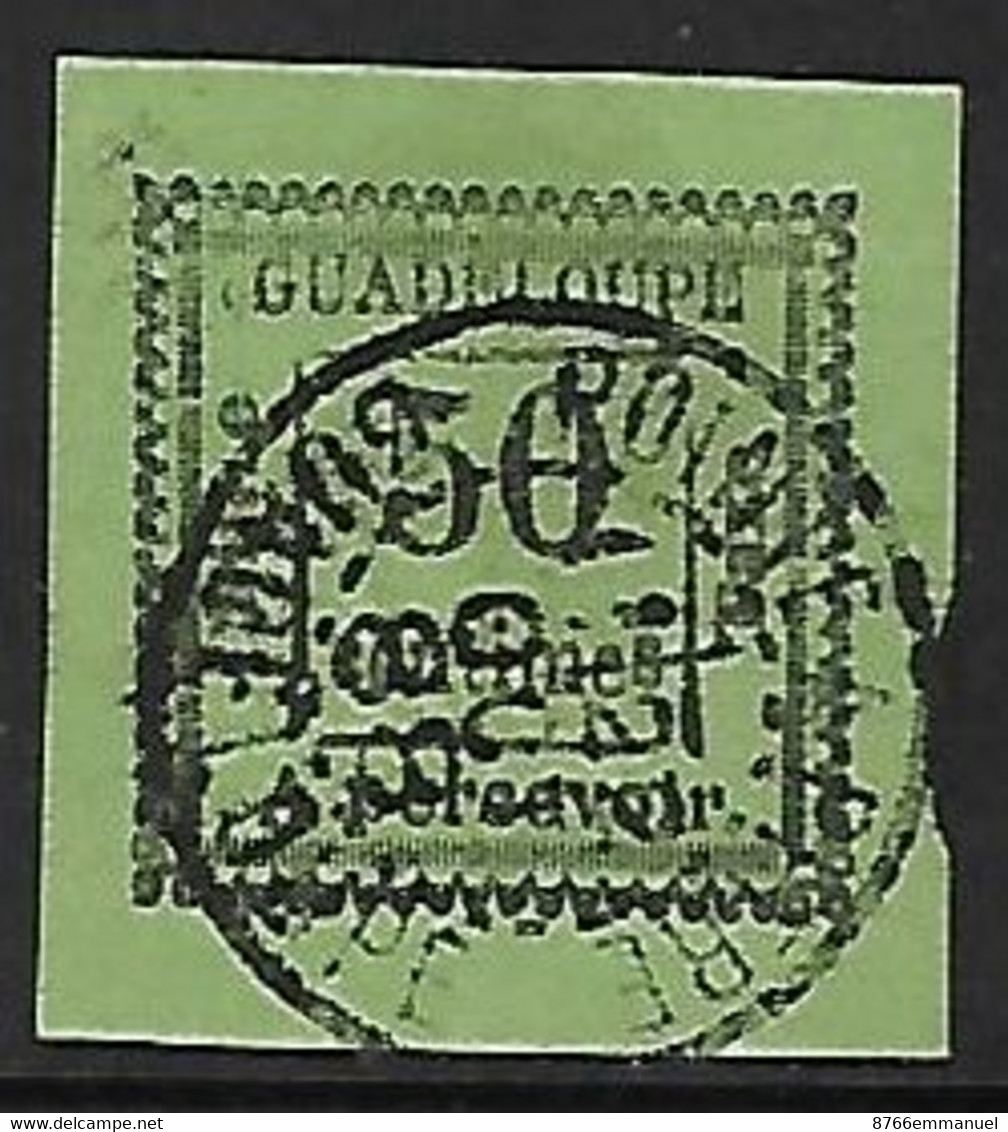 GUADELOUPE TAXE N°12  Composition N°7 - Postage Due