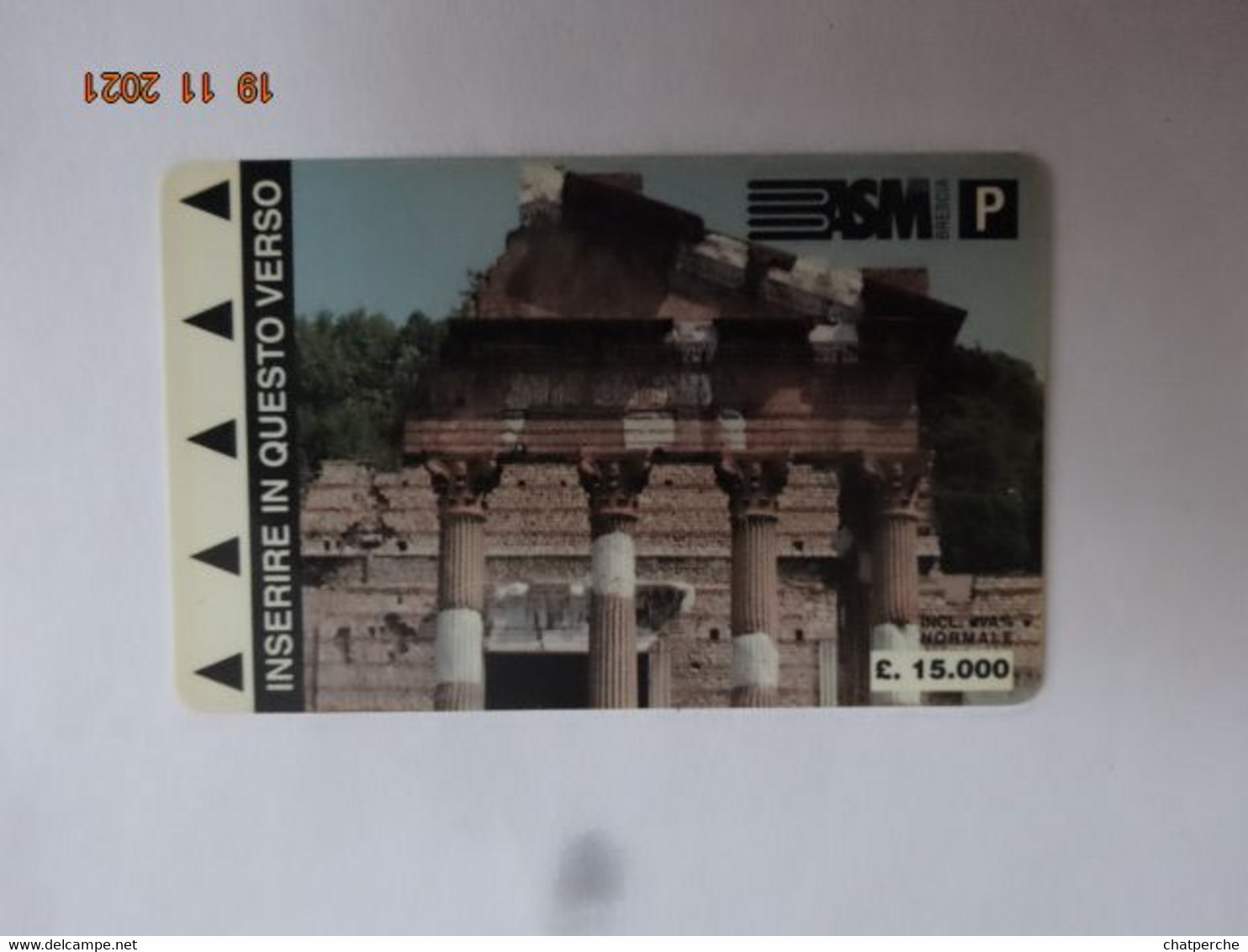 ITALIE ITALIA CARTE STATIONNEMENT BANDE MAGNÉTIQUE PARKIBG CARD BRESCIA - [4] Sammlungen