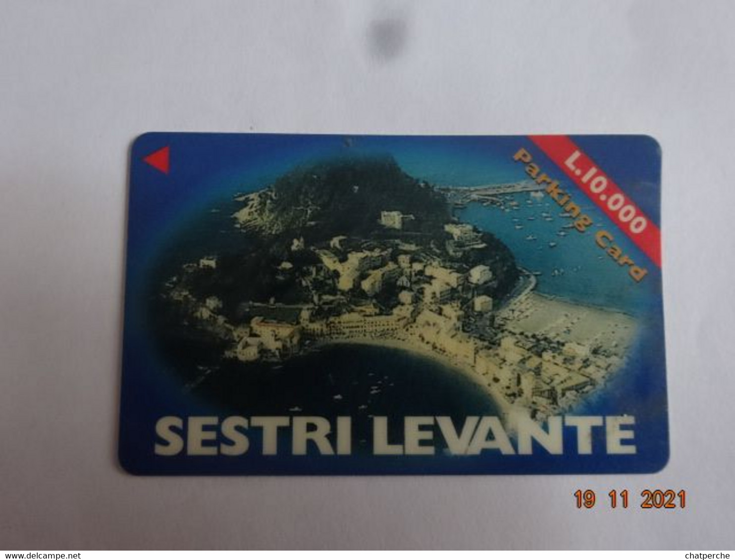 ITALIE ITALIA CARTE STATIONNEMENT BANDE MAGNÉTIQUE PARKIBG CARD SESTRI LEVANTE - Collezioni