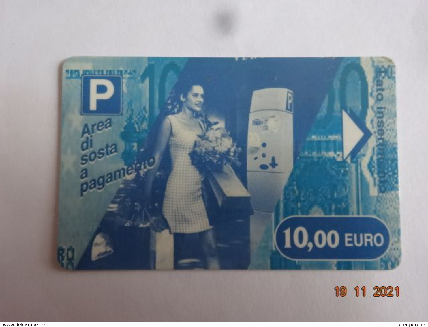 ITALIE ITALIA CARTE STATIONNEMENT BANDE MAGNÉTIQUE PARKIBG CARD 10.00  € - [4] Colecciones