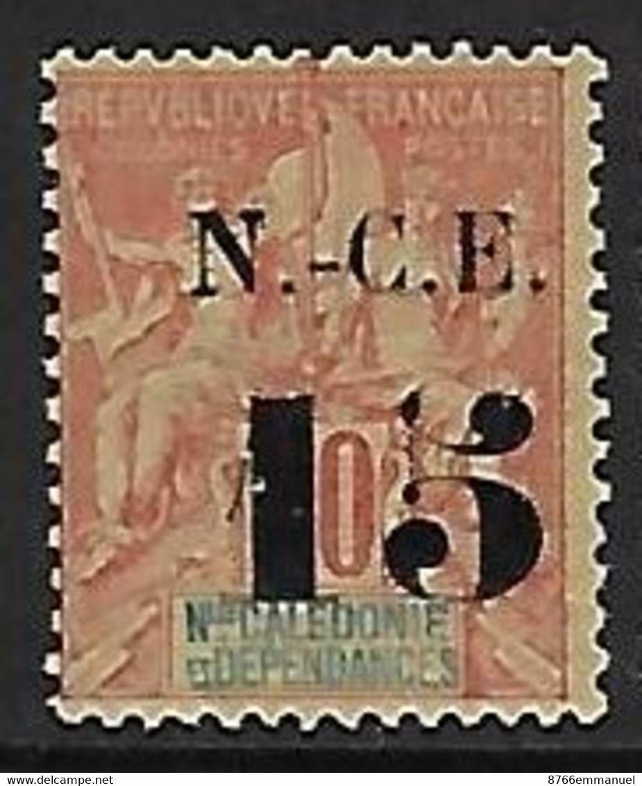 NOUVELLE-CALEDONIE N°66 N* - Ungebraucht