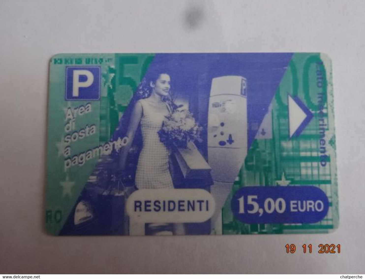 ITALIE ITALIA CARTE STATIONNEMENT BANDE MAGNÉTIQUE PARKIBG CARD 15.00€ - [4] Colecciones