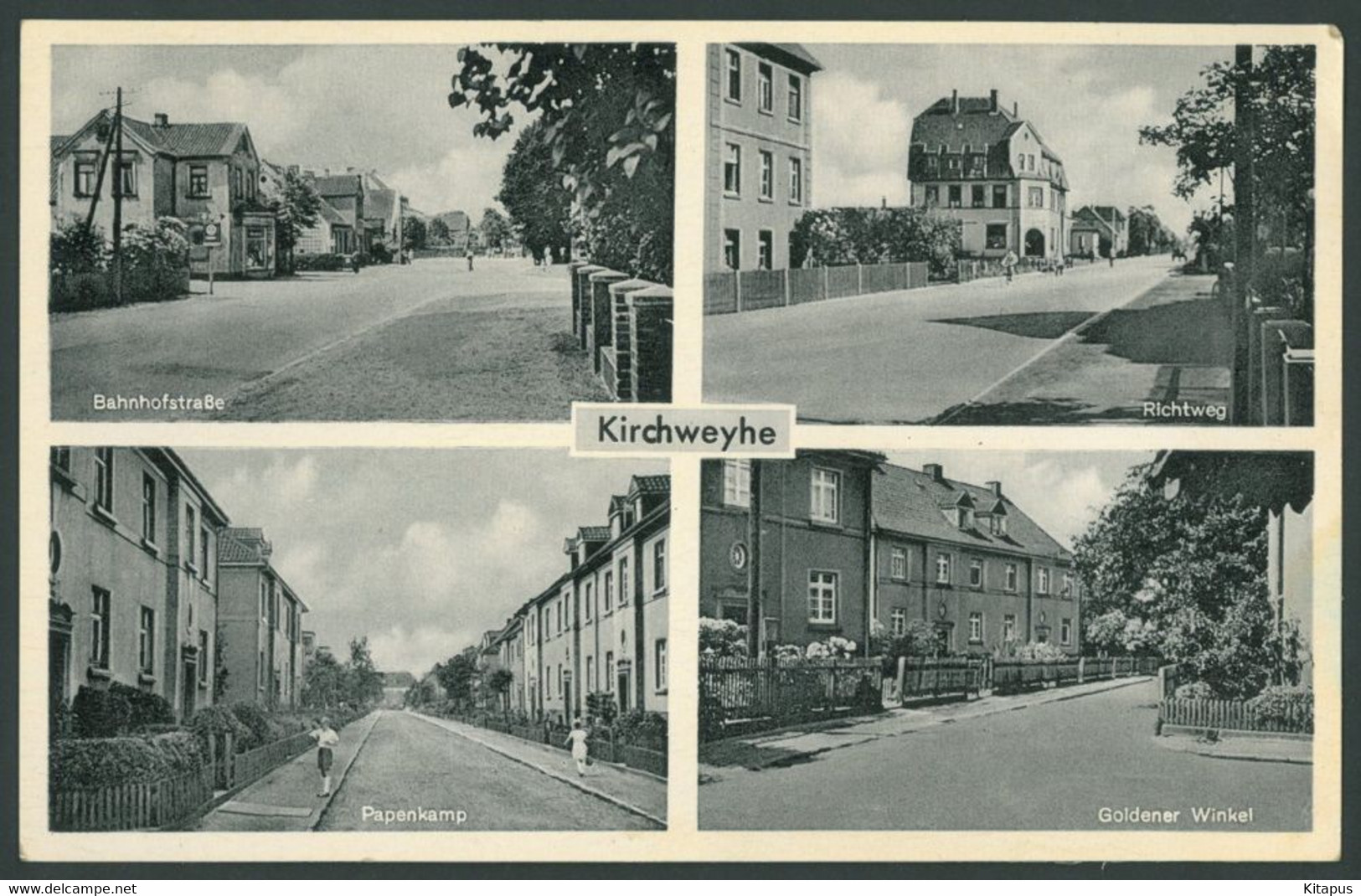 KIRCHWEYHE Vintage Postcard Germany - Weyhe