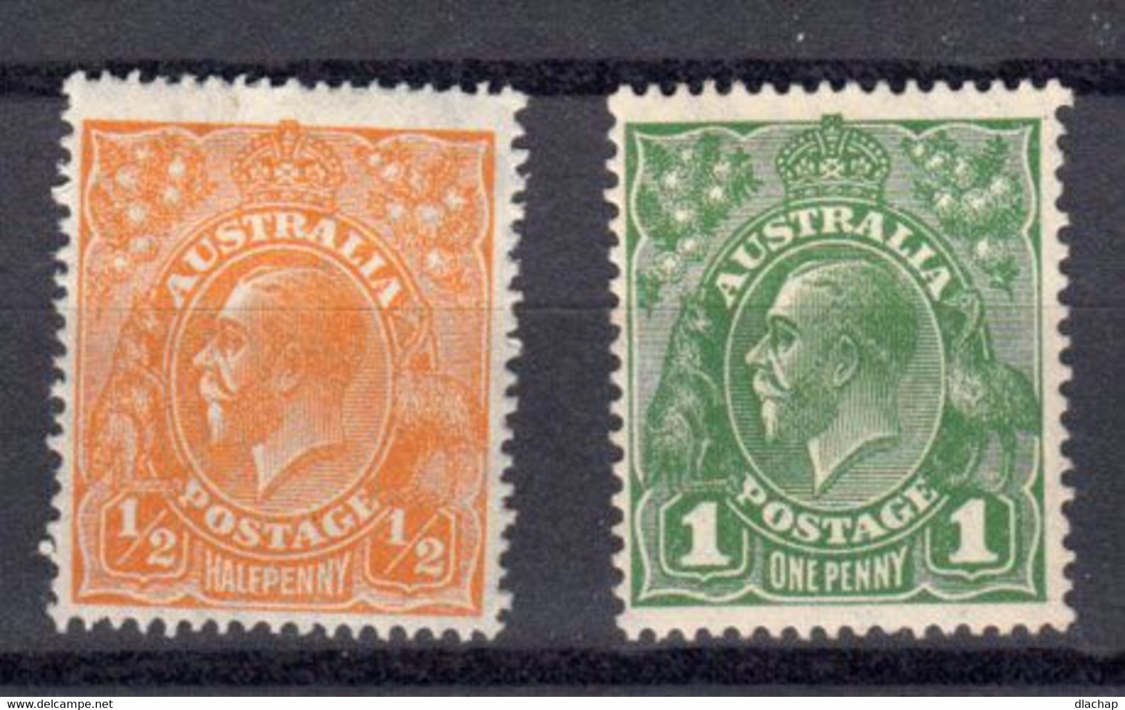 Australie 1926 Yvert 50 A Et 51 A  Neufs Avec Charniere - Mint Stamps