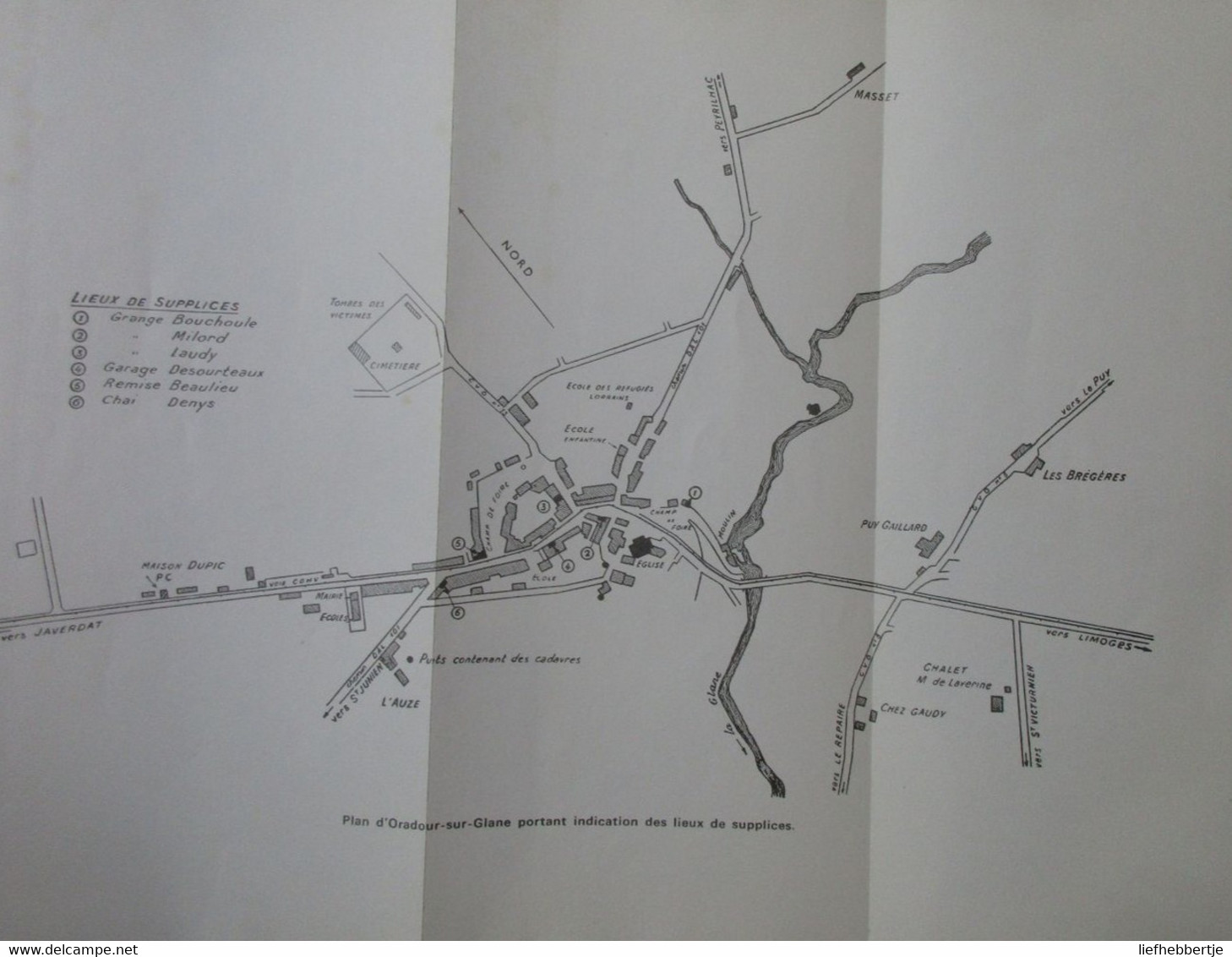 Oradour-sur-Glane - Vision D'épouvante - Par G. Pauchou Et P. Masfrand - 1970 - Oorlog 1939-45