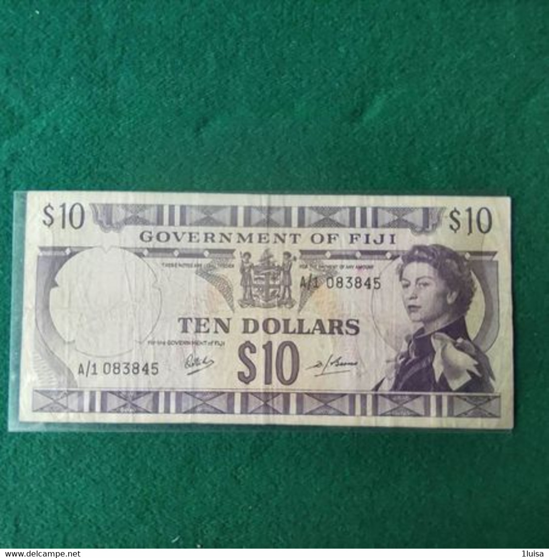 FIJI 10 DOLLARS 1974 - Figi