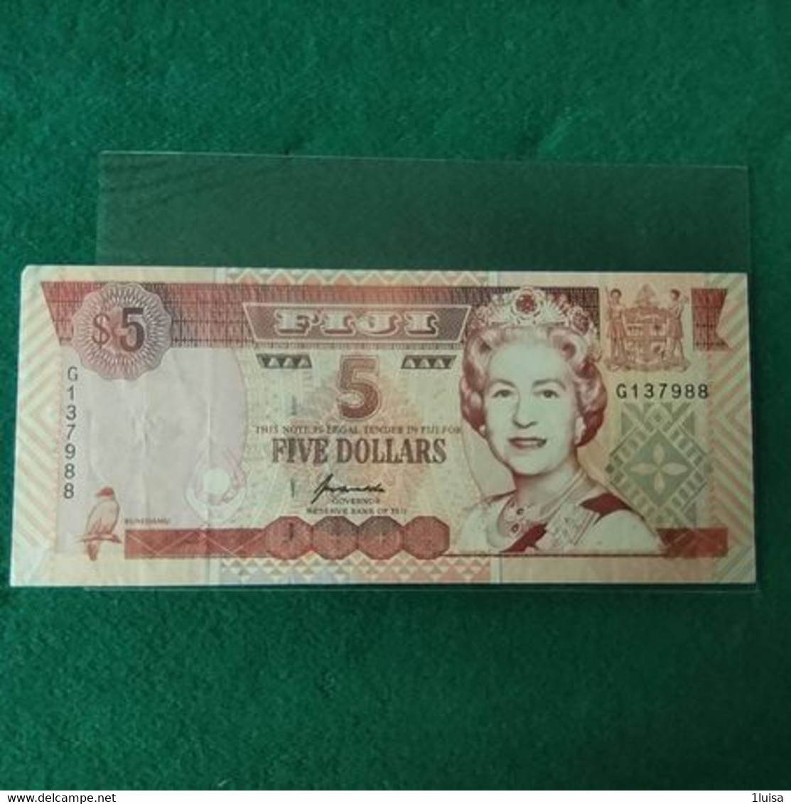 FIJI  5 DOLLARS - Fiji