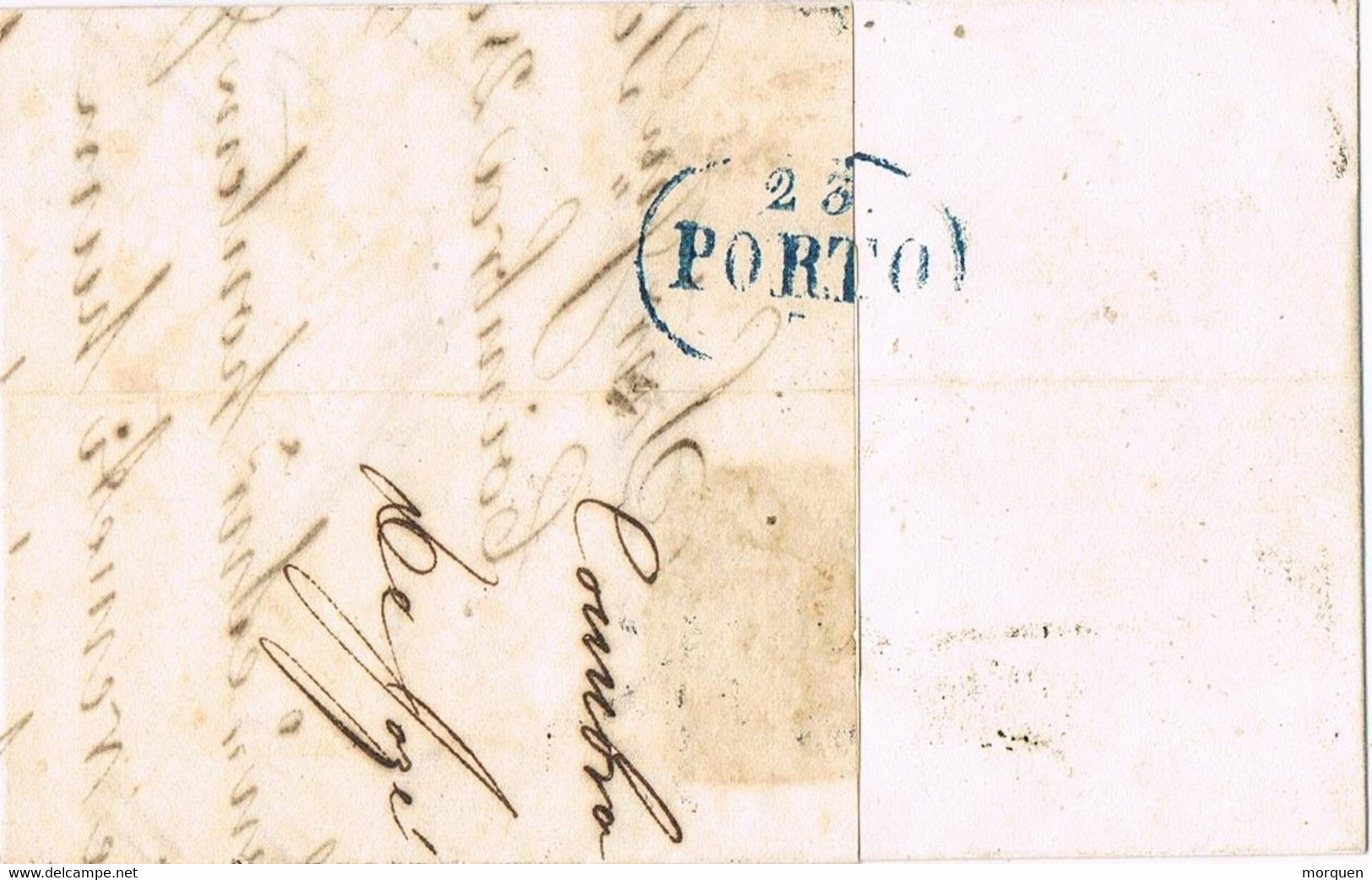 42518. Carta Entera Pre Filatelica COIMBRA (Portugal) 1844 A PORTO - ...-1853 Prefilatelia