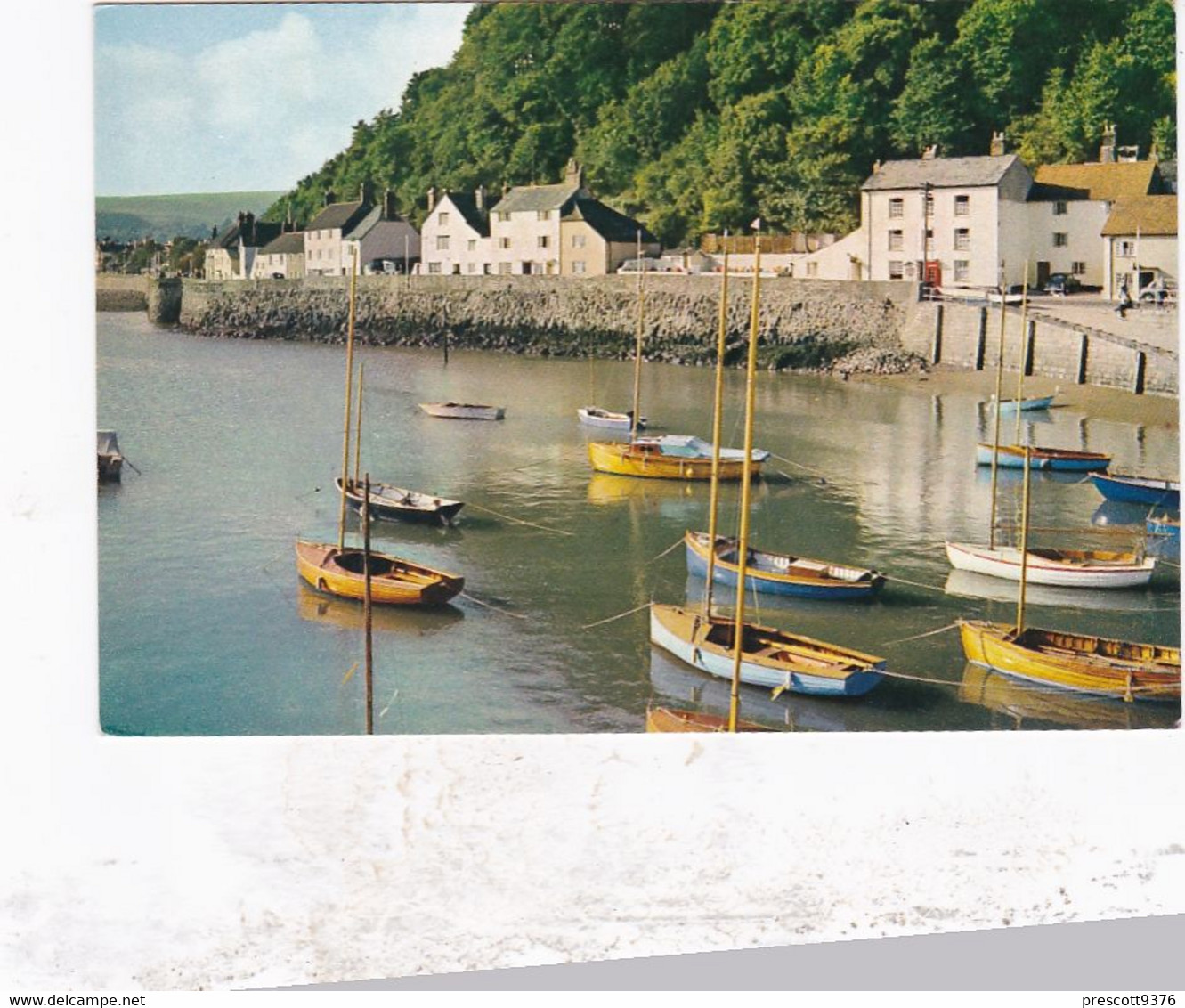 The Harbour Minehead - Unused Postcard - Somerset - J Arthur Dixon - Boats - Minehead