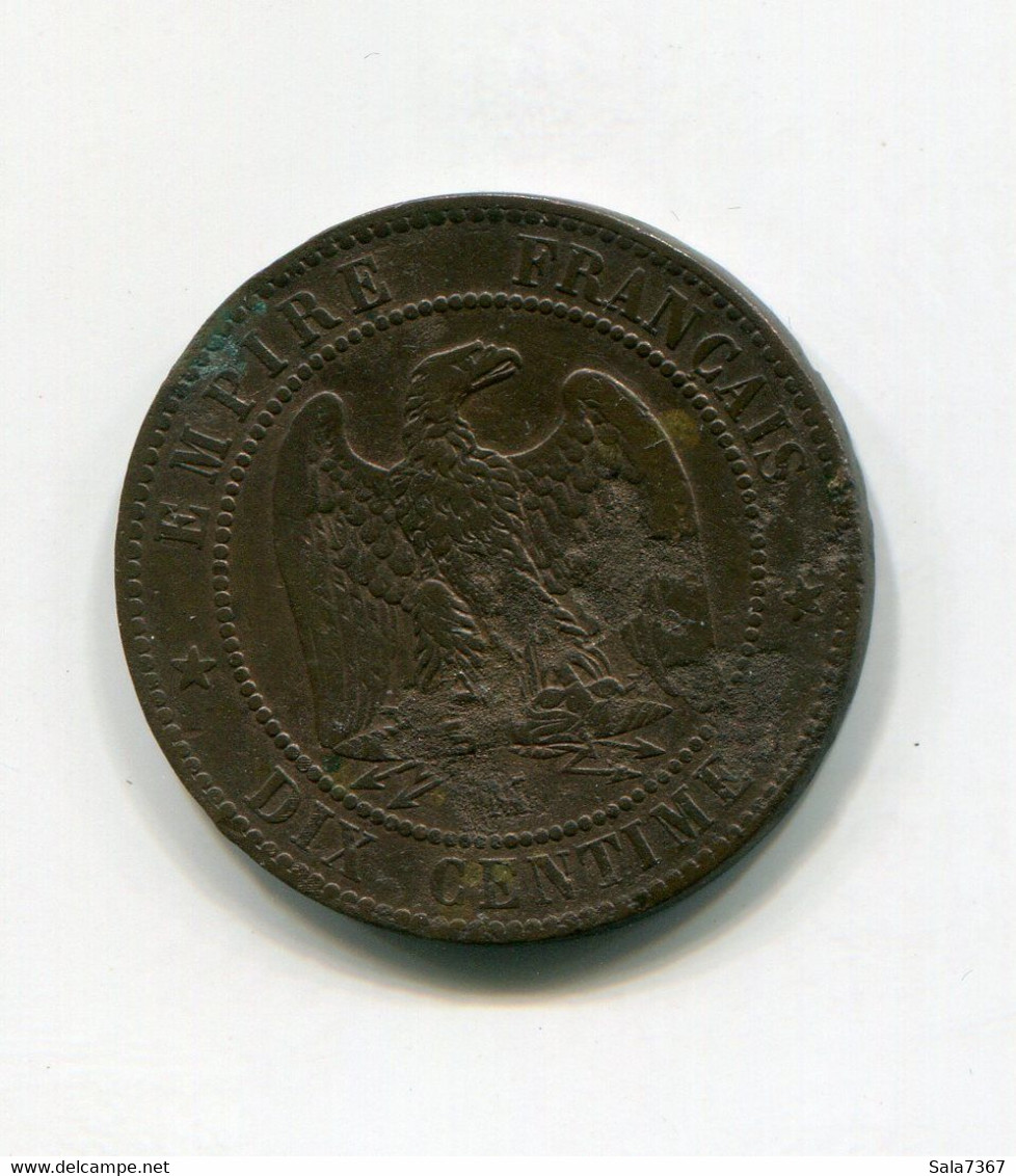 10 Centimes Napoléon III- 1855 MA (ancre) - 10 Centimes