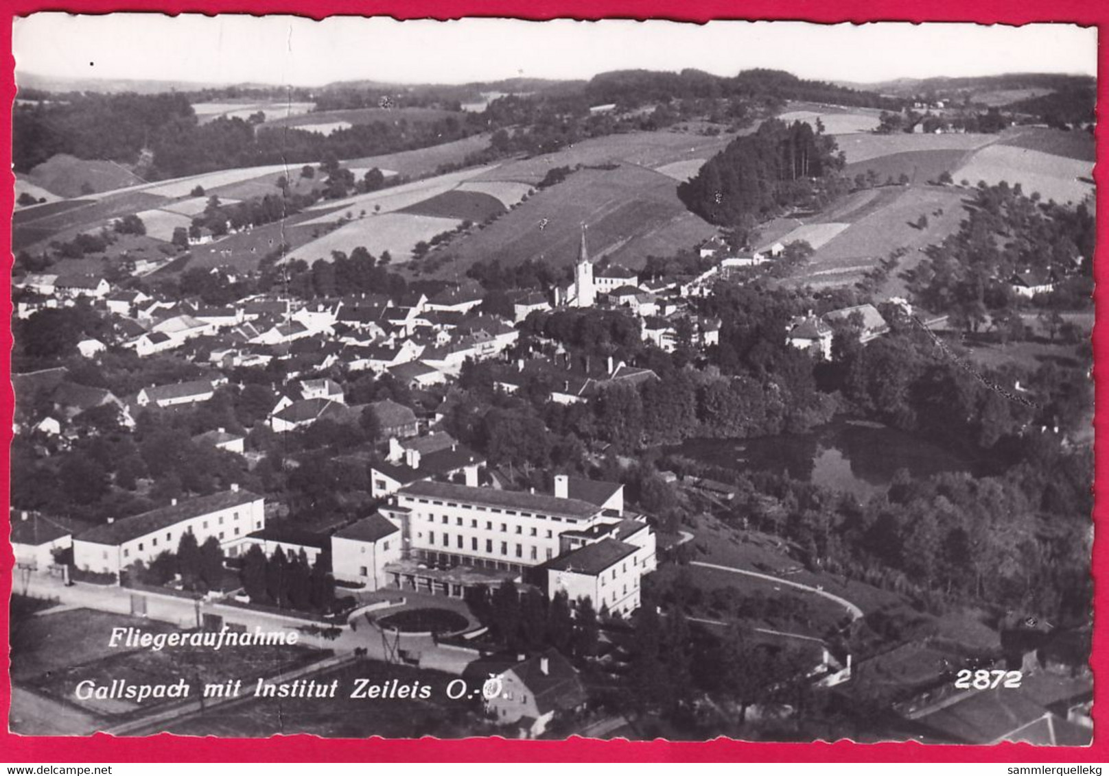 AK: Gallspach Mit Institut Zeileis, Gelaufen 25. 9. 1954 (Nr.5173) - Gallspach