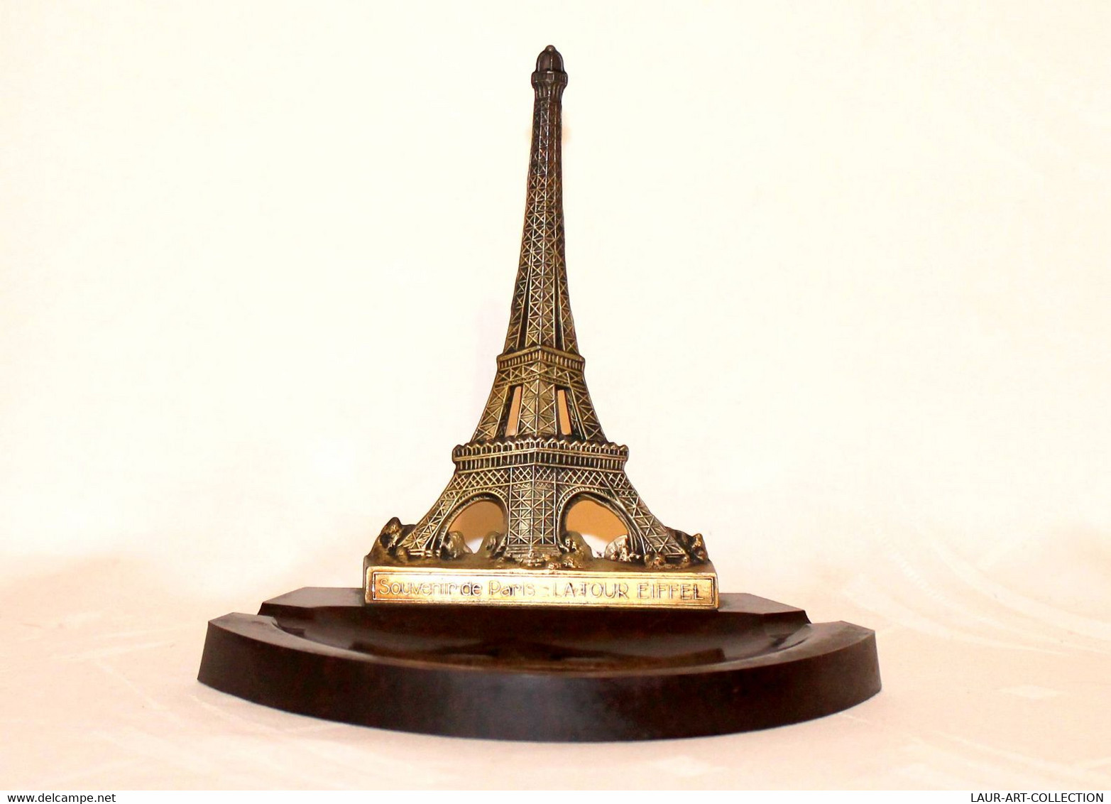 CENDRIER ORFEAR  BAKELITE & REGULE - SOUVENIR DE PARIS - LA TOUR EIFFEL ART DECO MADE IN FRANCE       (0507.12) - Andere & Zonder Classificatie