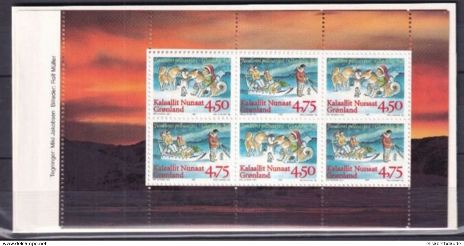 GROENLAND - 1997 - CARNET RARE - YVERT N° C292 ** MNH - COTE = 45 EUR - NOEL - Markenheftchen