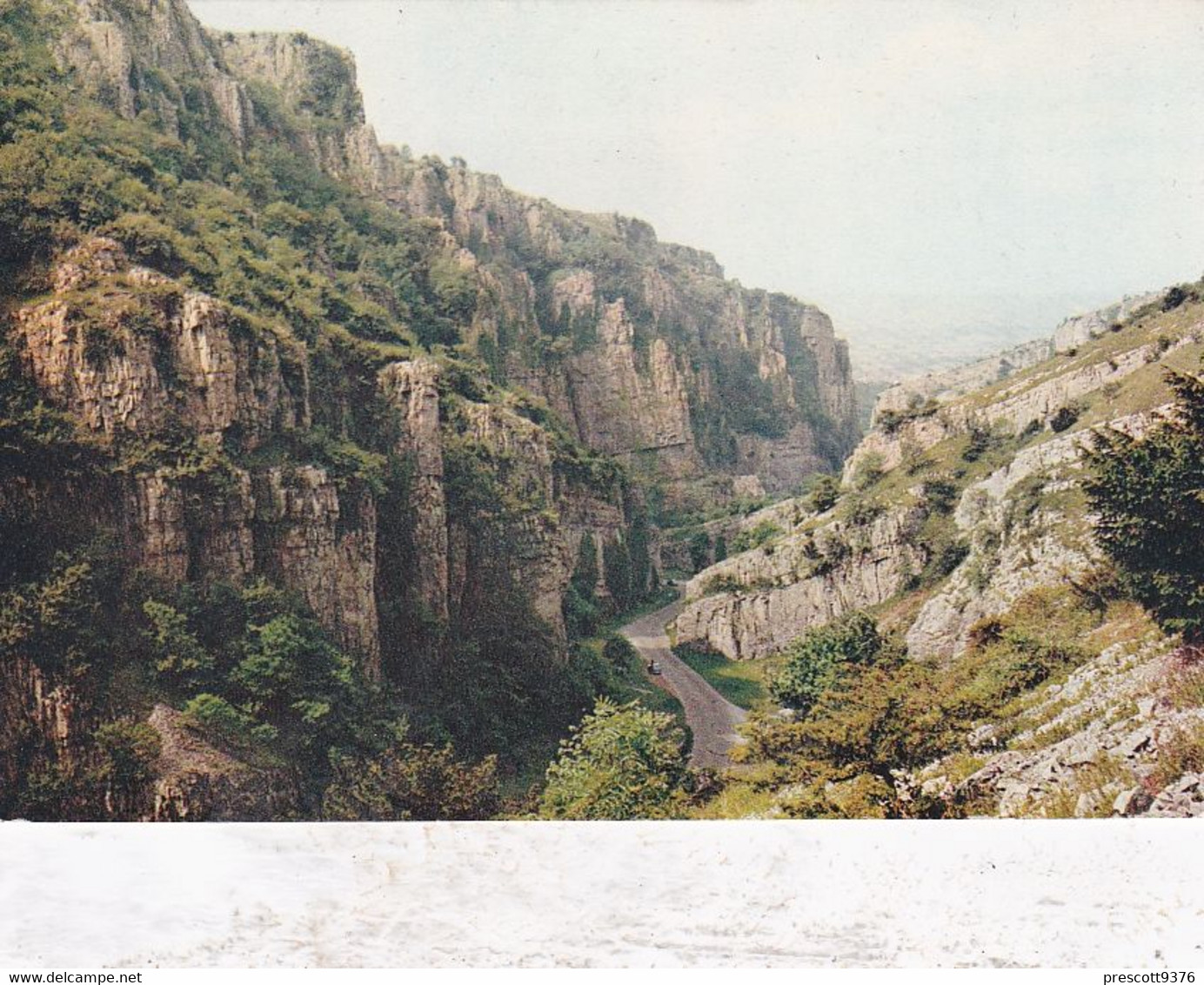 Cheddar Gorge - Unused Postcard - Somerset - J Arthur Dixon - Cheddar