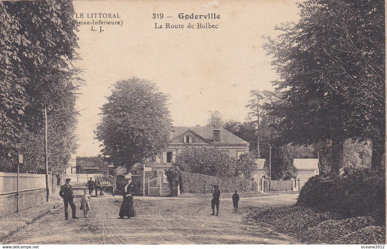 76 Goderville. La Route De Bolbec - Goderville