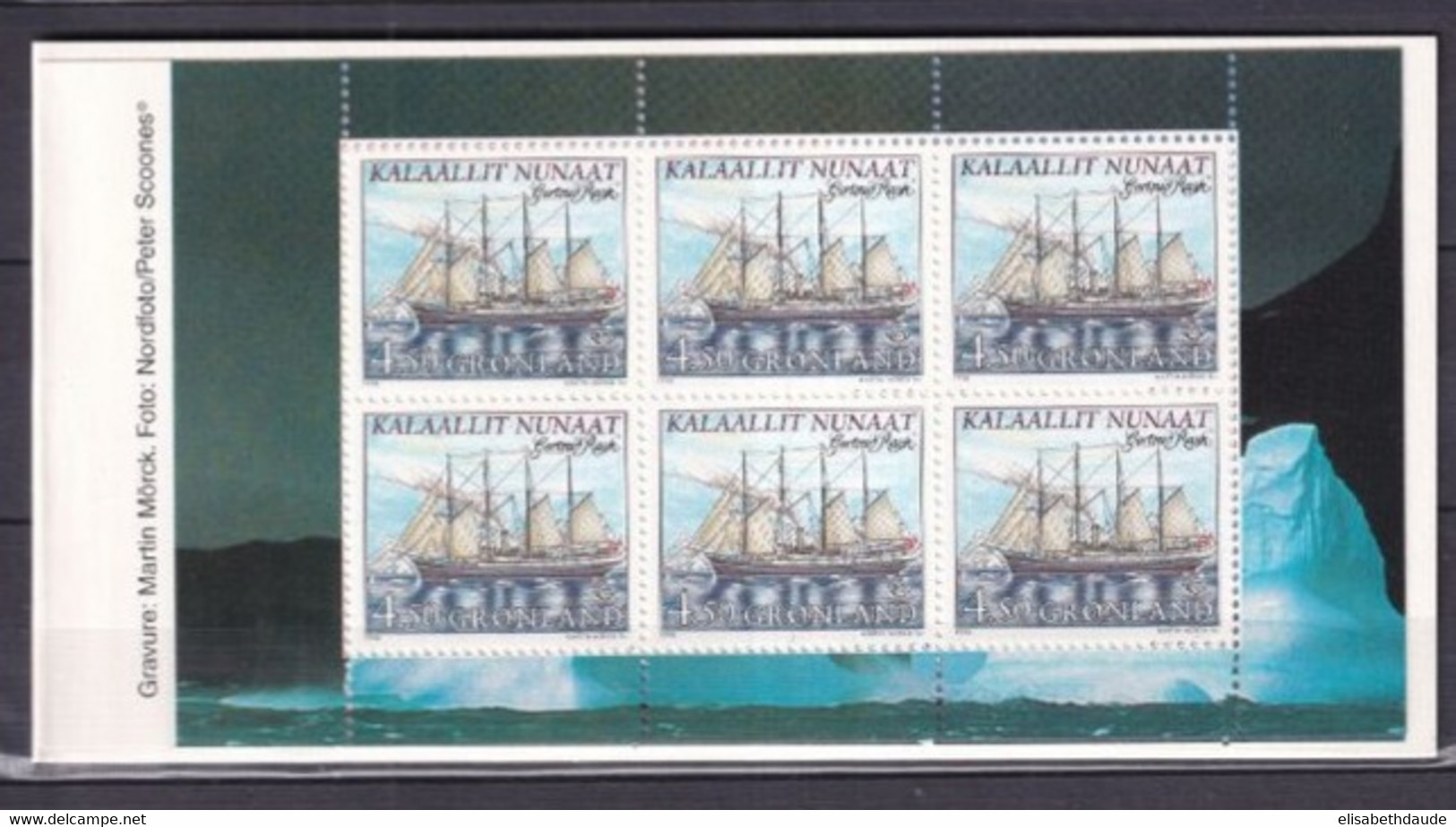 GROENLAND - 1998 - CARNET RARE - YVERT N° C306 ** MNH - COTE = 75 EUR - BATEAUX - Cuadernillos