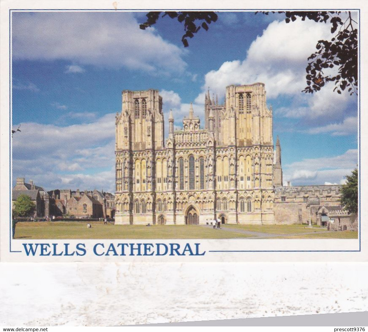 West Front, Wells Cathedral - Unused Postcard - Somerset - J Arthur Dixon - Wells