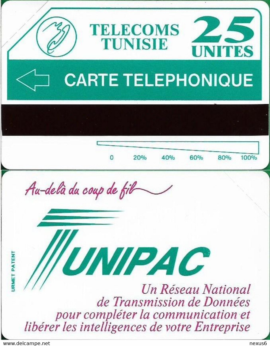 Tunisia - Tunisie Telecom - URMET - Tunipac (Telephonique), 1995, 25Units, 5.000ex, Mint - Tunesien