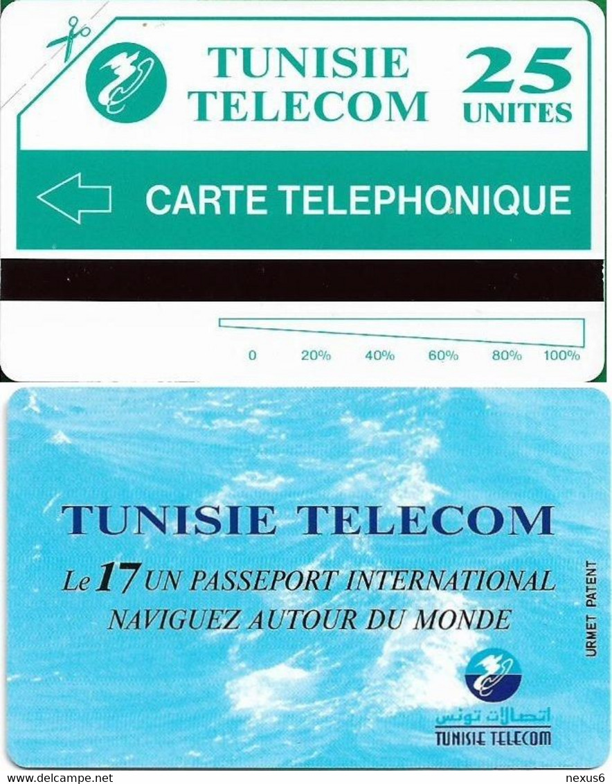 Tunisia - Tunisie Telecom - URMET - Passport, 1996, 25Units, 5.000ex, Mint - Tunesië