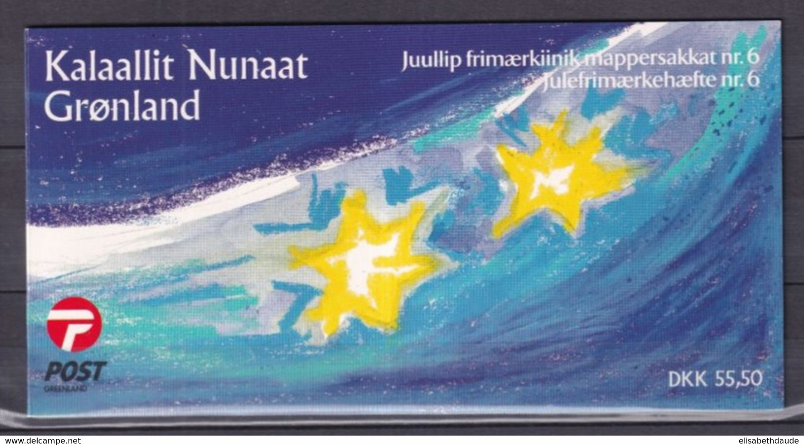 GROENLAND - 2001 - CARNET ! - YVERT N° C353 ** MNH - COTE = 22.5 EUR - NOEL / OISEAUX - Postzegelboekjes