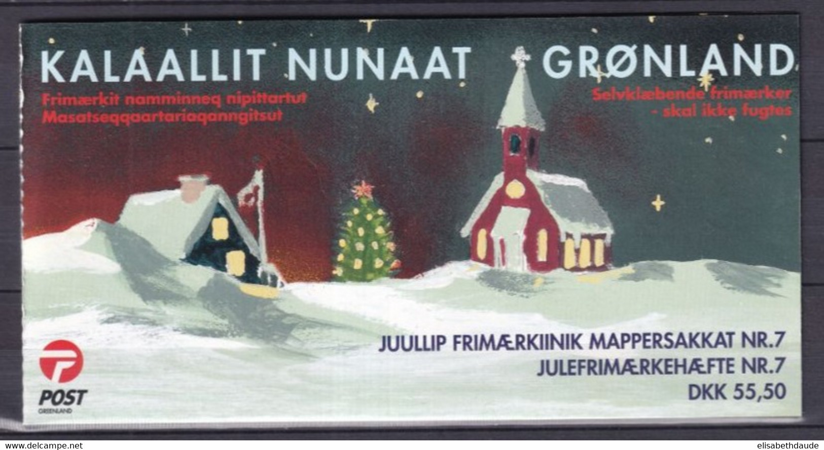 GROENLAND - 2002 - CARNET ! - YVERT N° C370 ** MNH - COTE = 27.5 EUR - NOEL - Markenheftchen