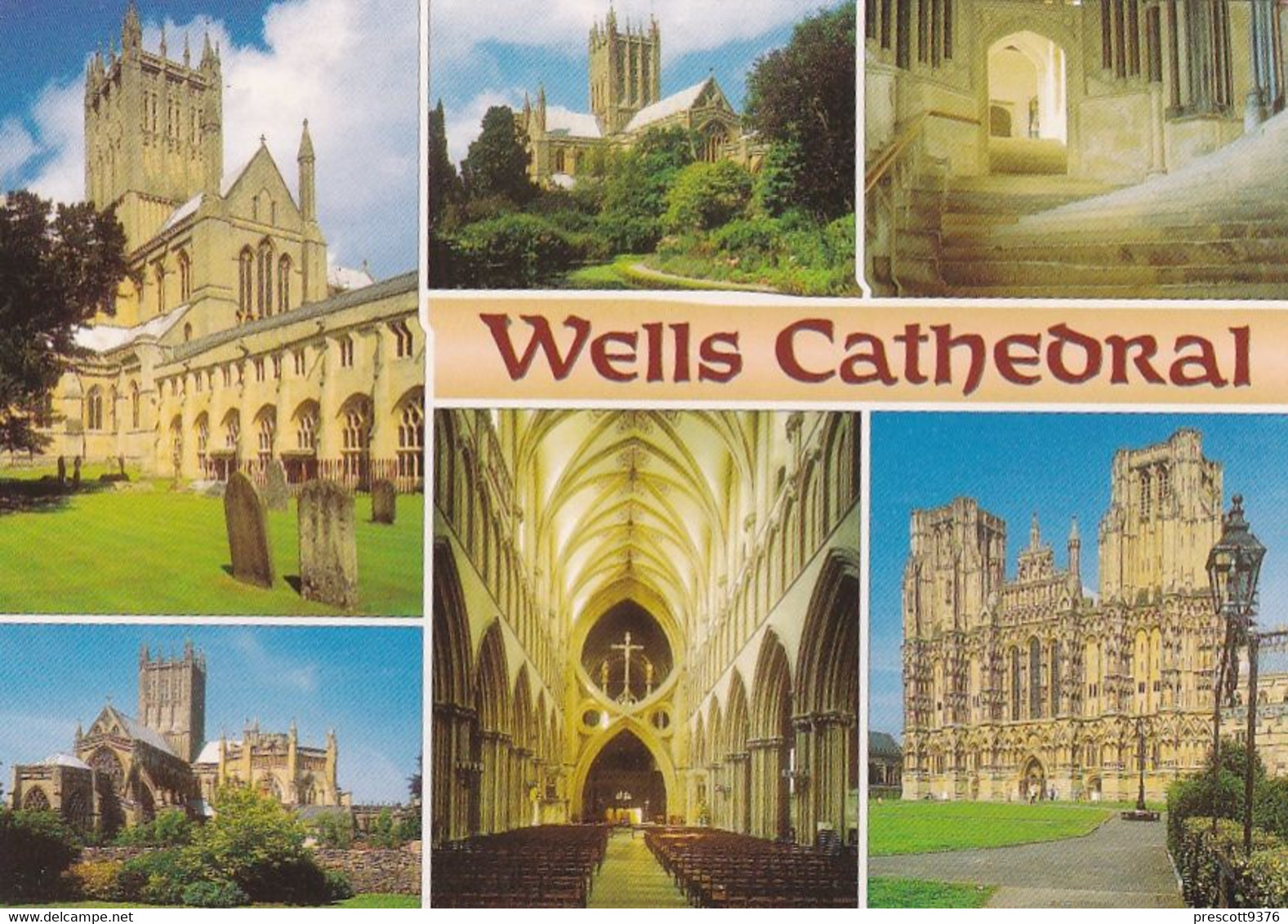 Wells Cathedral Multiview - Unused Postcard - Somerset - - Wells