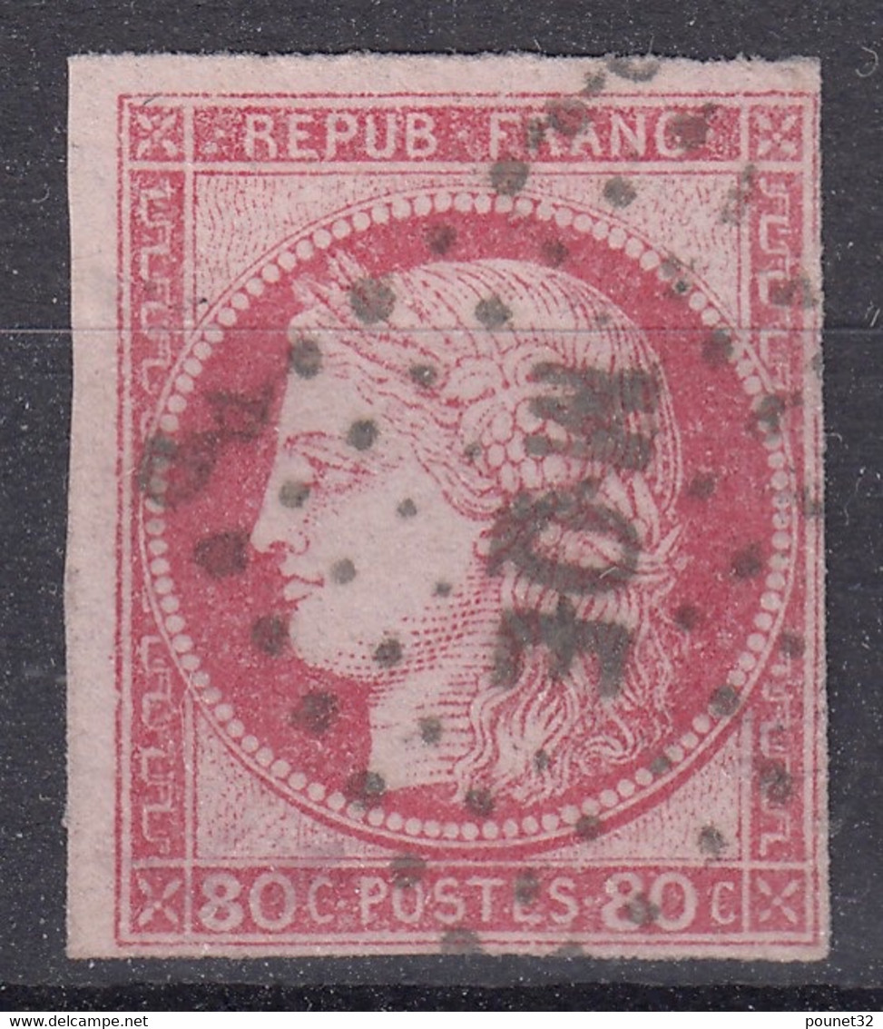 COLONIES GENERALES : CERES 80c ROSE N° 21 TB OBLITERATION MQE MARTINIQUE - COTE 400 € - Cérès